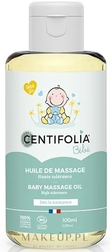 Органическое масло для детского массажа Centifolia с камелией и миндалём запаска