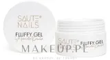 Гель для наращивания ногтей Saute Nails Fluffy Gel густой, не растекается, 50 г, оттенок Milky Pink — фото 1