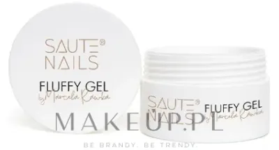 Гель для наращивания ногтей Saute Nails Fluffy Gel густой, не растекается, 30 г