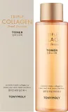 Тоник Tony Moly Triple Collagen Total Tension с тройным коллагеном и гиалуроновой кислотой 200 мл — фото 3