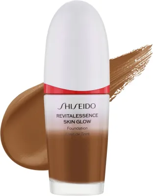 Тональная основа Shiseido Revitalessence Skin Glow Foundation SPF 30 PA+++ сияющая, 30 мл, оттенок 510 - Suede