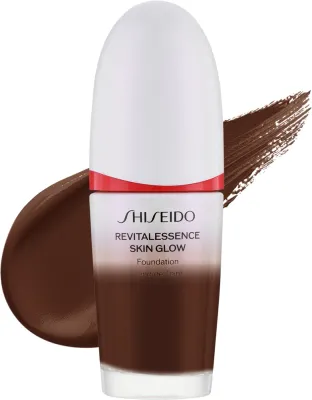 Тональная основа Shiseido Revitalessence Skin Glow Foundation SPF 30 PA+++ сияющая, 30 мл, оттенок 560 - Obsidian