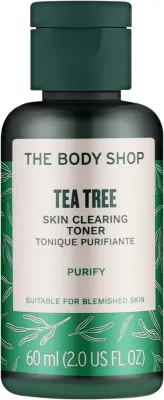 The Body Shop Tea Tree Skin Clearing Toner тоник для лица очищающий с маслом чайного дерева веганский для жирной и проблемной кожи с салициловой кислотой 250 мл