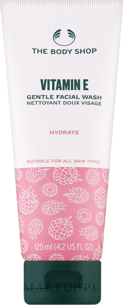 Средство для умывания The Body Shop Vitamin E Gentle Facial Wash с витамином E, для ежедневного очищения, 125 мл