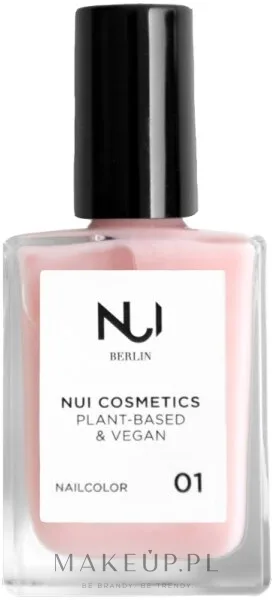 Лак для ногтей NUI Cosmetics Plant-Based Nail Color с витамином E и маслом подсолнечника, 14 мл, оттенок 05 - Dark Red