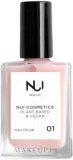 Лак для ногтей NUI Cosmetics Plant-Based Nail Color с витамином E и маслом подсолнечника, 14 мл, оттенок 05 - Dark Red — фото 1