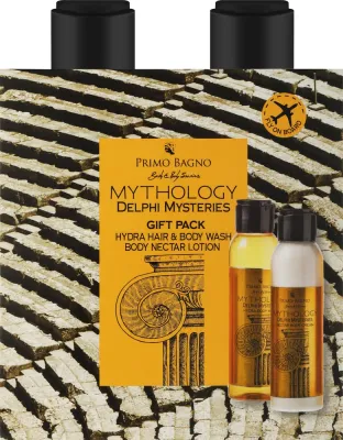 Набор Primo Bagno Mythology Delphi Mysteries гель для душа и крем для тела с алоэ и пантенолом 2x100 мл