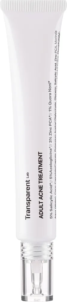 Ночная сыворотка для лица Transparent Lab Adult Acne с азелоглицином, салициловой кислотой и цинком, 30 мл