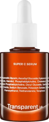 Сыворотка для лица Transparent Lab Super C с витамином C 5%, гиалуроновой и эллаговой кислотами, 30 мл