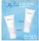 Набор для рук и ног Alma K. Happy Hands Happy Feet: защитный крем для рук и освежающий крем для ног, 100 мл + 100 мл — фото 1