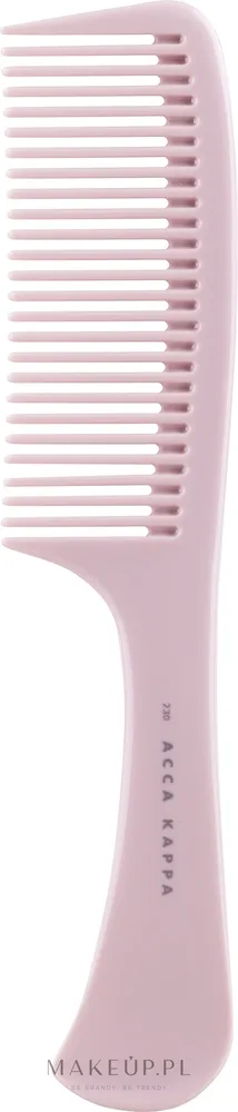 Расчёска для волос Acca Kappa Pettine Basic Con Manico с ручкой, розовая, 1 шт