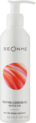 Веганский очищающий гель для лица BeOnMe Purifying Cleansing Gel с салициловой кислотой 200 мл