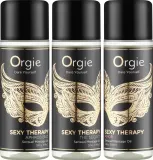 Набор массажных масел Orgie Sexy Therapy с миндальным маслом и оливой 3x30 мл — фото 2