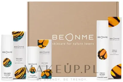 Набор BeOnMe Lift & Tone маска для области глаз и губ 30 мл сыворотка для глаз 15 мл и крем для лица 50 мл для зрелой кожи