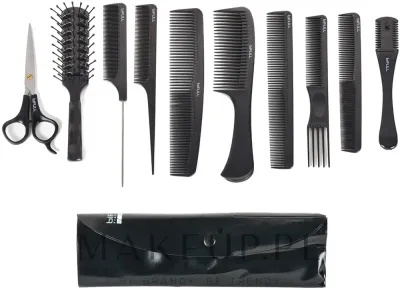 Набор профессиональных расчесок Bifull Professional Peine 8 Set Black 8 шт