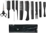 Набор профессиональных расчесок Bifull Professional Peine 8 Set Black 8 шт — фото 1