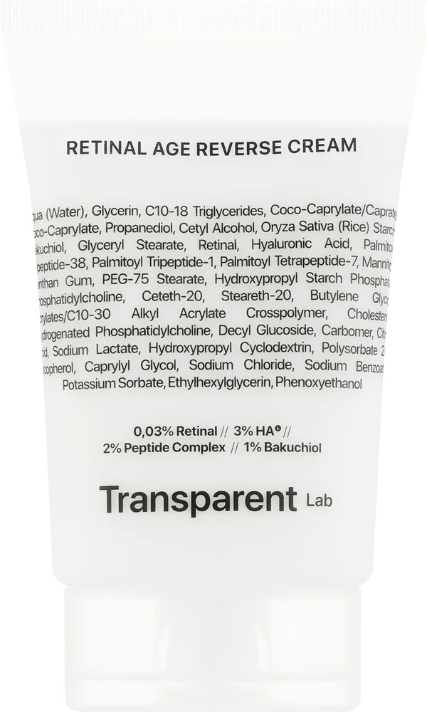 Крем для лица Transparent Lab Retinal с ретиналом и бакучиолом 50 мл
