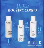 Набор для ухода за телом Alma K. My Time! Body Care Routine Kit: гель для душа, отшелушивающее мыло, лосьон, по 100 мл — фото 6