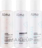 Набор для ухода за телом Alma K. My Time! Body Care Routine Kit: гель для душа, отшелушивающее мыло, лосьон, по 100 мл — фото 7