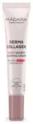 Madara Cosmetics Madara Derma Collagen Night Source Sleeping Cream - Крем для лица Madara Derma Collagen Night Source ночной с пептидами 15 мл