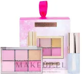 Набор Makeup Revolution Mini Soft Glam Heroes блеск для губ и мини-палетка теней Heartbreaker Pink — фото 1