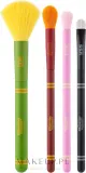 Набор кистей Makeup Revolution x Monsters University Scare Can Brush Set 4 шт. с чехлом — фото 1