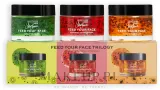 Набор тканевых масок для лица Makeup Revolution Skincare X Jake Jamie киви арбуз и папайя 3 шт — фото 2