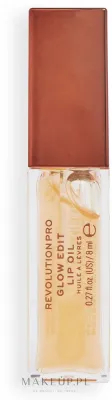 Масло для губ Revolution Pro Glow Edit Shimmer Lip Oil, с деликатным цветом и блеском, 8 мл, оттенок Forever Orange