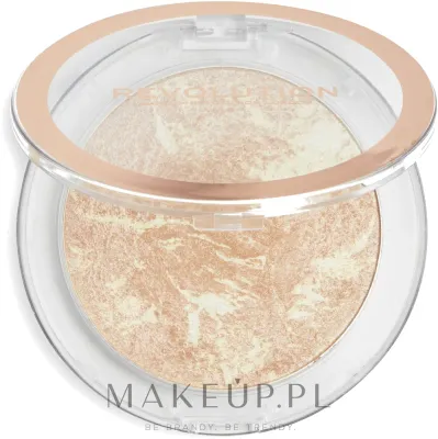 Хайлайтер для лица Makeup Revolution Festive Allure компактный, с мраморным рисунком, 12 г