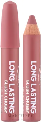 Румяна-карандаш PuroBio Cosmetics Long Lasting Blush Chubby кремовые, матовый финиш, 3,3 г