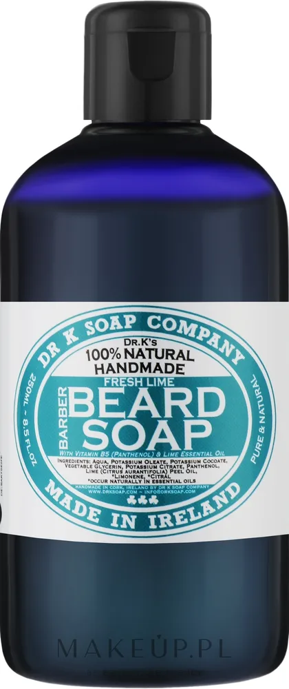 Шампунь для бороды Dr K Soap Company Beard Soap Fresh Lime с лаймом, 100 мл
