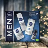 Мужской набор NIVEA MEN Sensitive Premium гель для душа дезодорант бальзам и пена для бритья 250+100+200 мл — фото 3