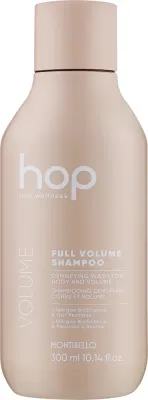 Шампунь для объёма волос Montibello HOP Full Volume Shampoo, для тонких волос, с пептидами овса, 300 мл