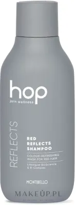 Шампунь для рыжих и красных волос Montibello HOP Red Reflects Shampoo, усиливающий цвет, 300 мл