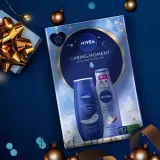 Набор NIVEA Caring Moment гель для душа и молочко для тела с миндальным маслом 2x250 мл — фото 3