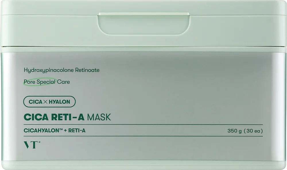 Тканевая маска для лица VT Cosmetics Cica Reti-A Mask, увлажняющая, для ежедневного использования