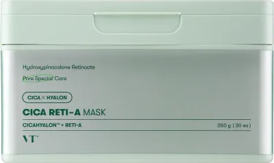 Тканевая маска для лица VT Cosmetics Cica Reti-A Mask, увлажняющая, для ежедневного использования