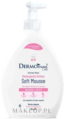 Dermomed Soft Mousse Sensitive пенка для интимной гигиены 600 мл, мягкое средство для ежедневной интимной гигиены для чувствительной кожи