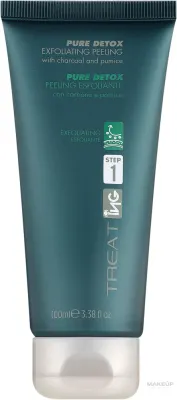 Пилинг для кожи головы ING Professional Treating Pure Detox Exfoliating Peeling Step 1 угольный, с пемзой, 100 мл