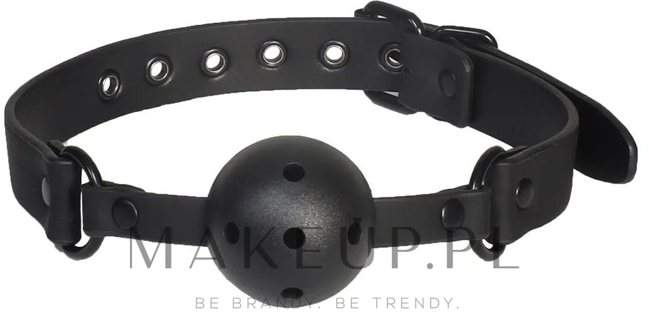 Кляп Dream Toys Blaze Ball Gag Black чёрный, с регулируемым ремешком, 1 шт