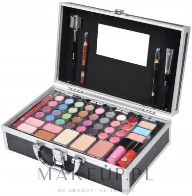 Набор косметики в кейсе Cosmetic 2K From Amsterdam With Love, 24 тени для век, 10 блесков для губ, 4 румян, 3 корректора