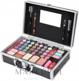 Набор косметики в кейсе Cosmetic 2K From Amsterdam With Love, 24 тени для век, 10 блесков для губ, 4 румян, 3 корректора — фото 1