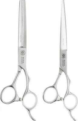 Набор ножниц для правшей Olivia Garden SilkCut Pro Set EUR RH, европейская версия, с филировочными ножницами