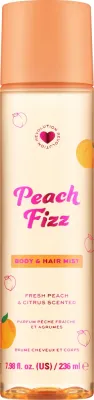 I Heart Revolution Peach Fizz мист для тела парфюмированный 236 мл, спрей для тела освежающий, ароматный