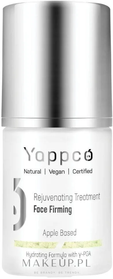 Укрепляющая сыворотка для лица Yappco с пептидами сибирского кедра, полиглутаминовой кислотой и маслом яблока, 20 мл