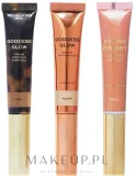 Revolution PRO Cream Wand Trio Light набор бронзер 15 мл, хайлайтер 15 мл и румяна 12 мл, кремовые текстуры, для светлой кожи, аппликатор-спонж — фото 1