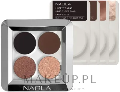 Палетка теней для век Nabla Liberty X Quad Kit Eyeshadow Palette