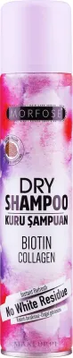 Сухой шампунь для объёма волос Morfose Extra Volume Dry Shampoo, с биотином и коллагеном, 200 мл