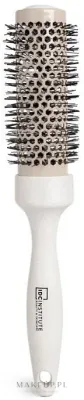 Круглая термощётка для волос IDC Institute ECO Thermal Brush бежевый