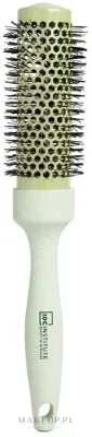 Круглая термощётка для волос IDC Institute ECO Thermal Brush зелёный